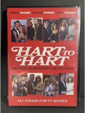 Hart To Hart: Movies Are Murder Collection (DVD, 2019, 4-Disc Set) 8 Movies NEW